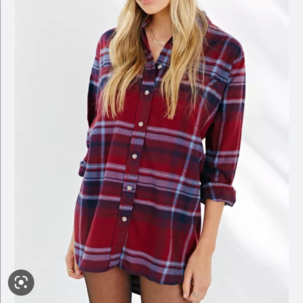 BDG obie flannel button-down shirt